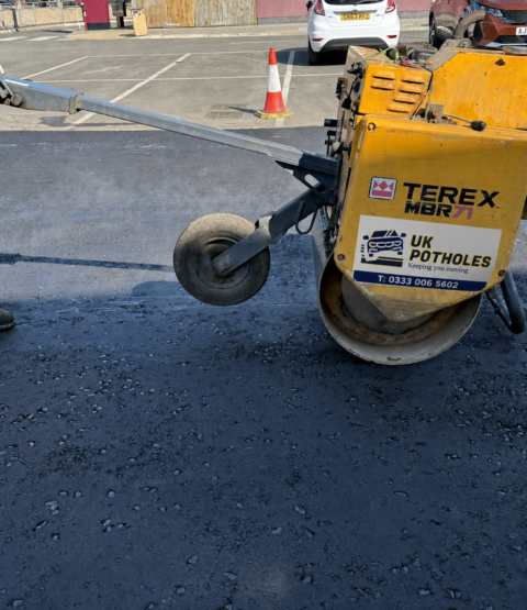new tarmac resurfacing